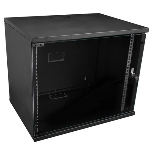 AGER 12U 600x600mm Dikili Tip Siyah Kabinet Agena AG-AN12U6060S1-CFAA