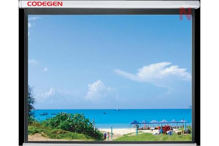 Codegen EX-24 Proje Perdesi 240x200 Motorlu Uzaktan Kumandalı Projeksiyon Perdesi