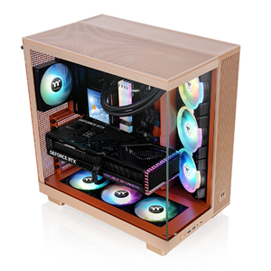THERMALTAKE VIEW380XL CA-11E-00MGWN-00 4-ARGB Fanlı Gaming Mid-Tower PC Kasası Kum Rengi