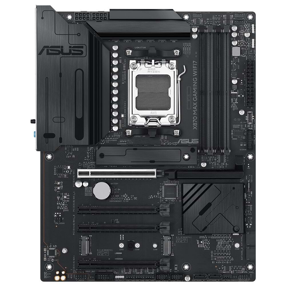 ASUS X870 MAX GAMING WIFI7 DDR5 HDMI DP PCIE 5.0 AM5 ATX 