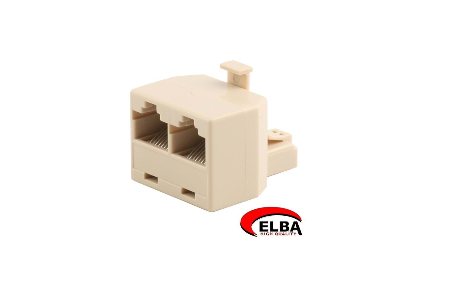 Elba 8P8C Jack- 2X8P8C Jack 2li RJ45 Çokla JK8464