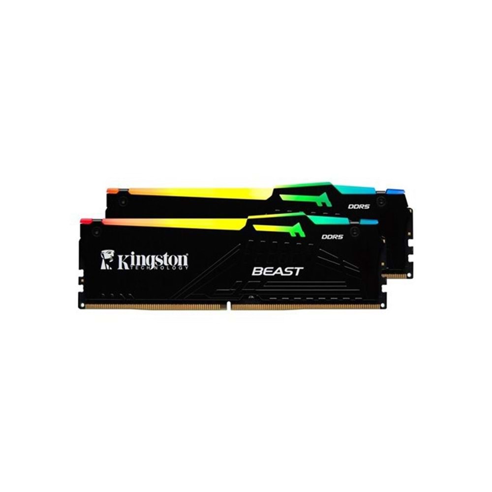 KINGSTON 16GB (2X 8GB) DDR5 6000MHZ CL36 RGB DUAL KIT PC RAM BEAST EXPO KF560C36BBEAK2-16TR