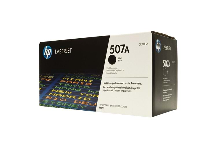 HP 507A Black Siyah 5.500 Sayfa Toner CE400A
