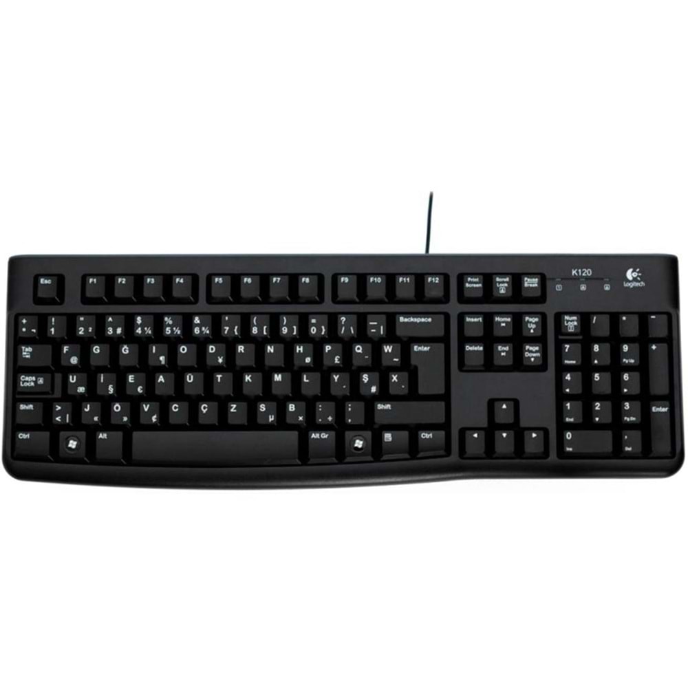 Logitech 920-004163 K120 F Usb Siyah Kablolu Klavye
