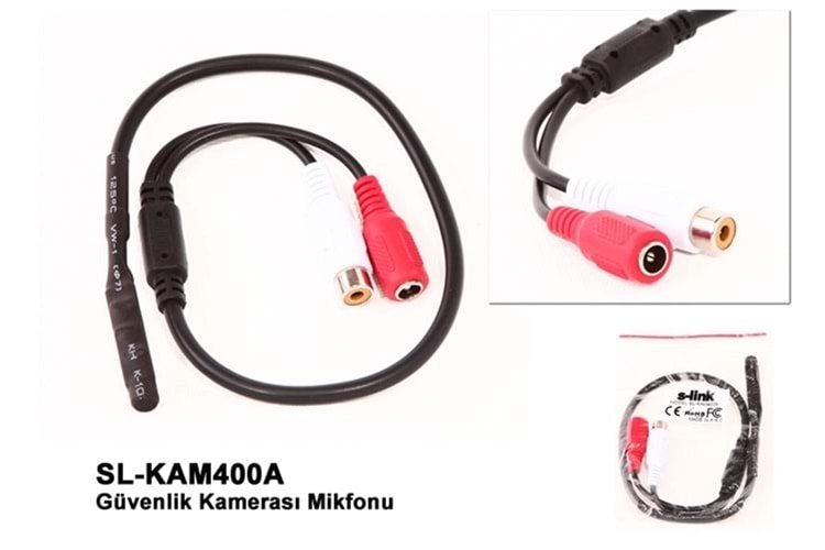 S-link SL-KAM400A Güvenlik Kamerası Mikrofonu