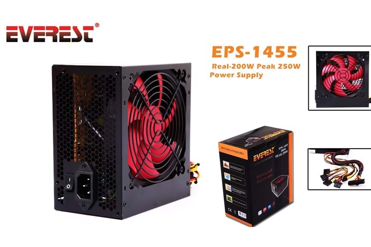 Everest EPS-1455 250w Power Supply Güç Kaynağı