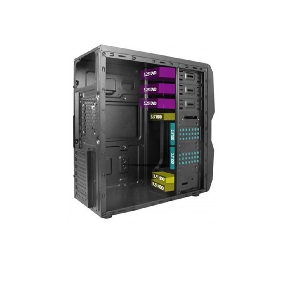 VENTO 750W TA-K61 Standart Mid-Tower PC Kasası