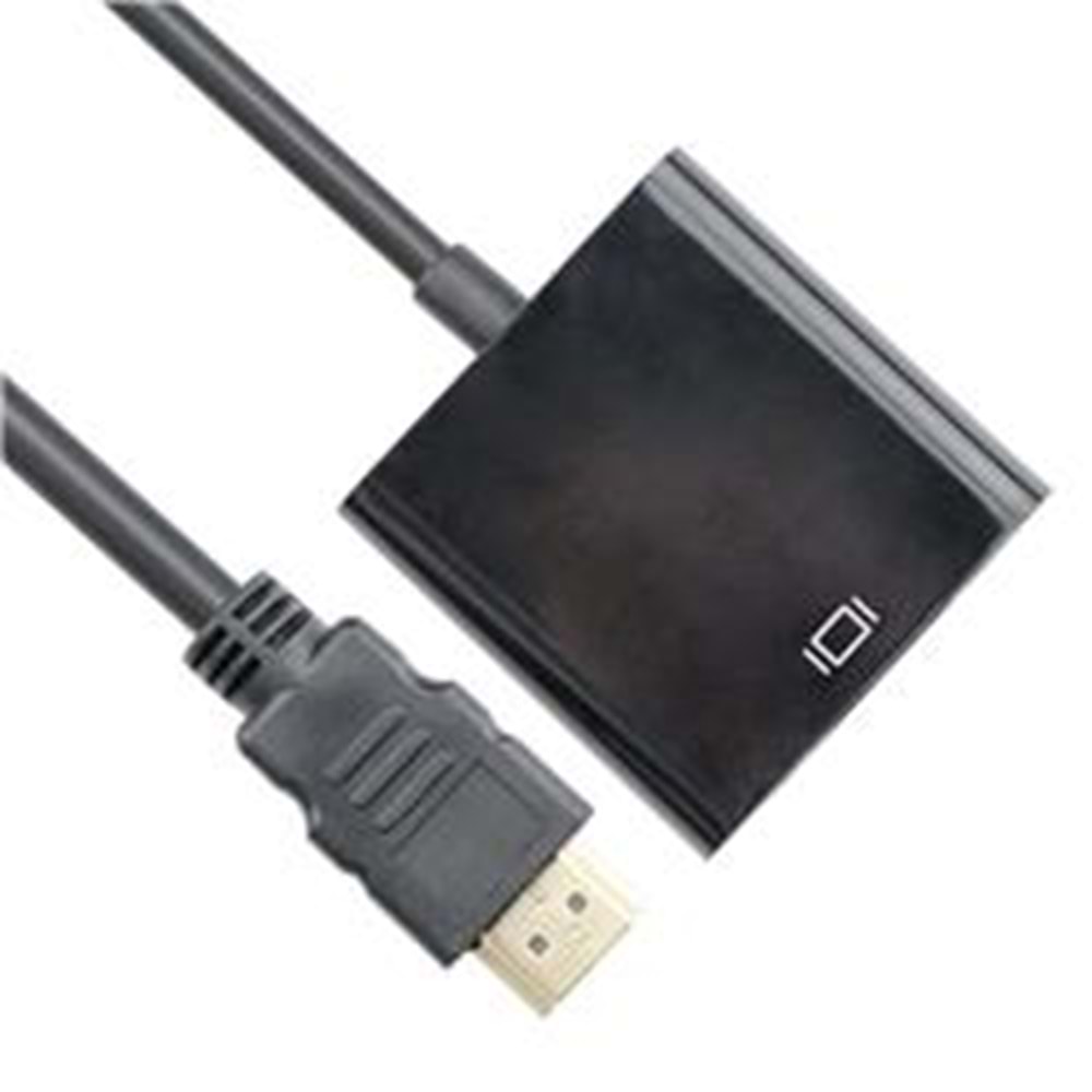 Vcom CG591-B-0.15 Siyah Hdmi Erkek To Vga Dişi Dönüştürücü