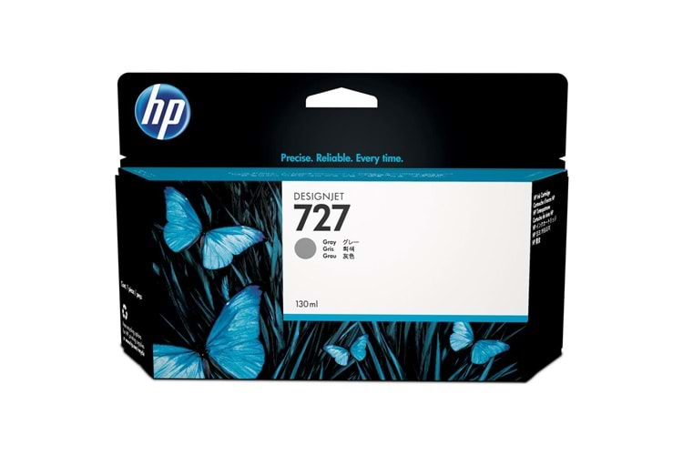 HP 727 Gray Gri 130ML Plotter Kartuşu B3P24A