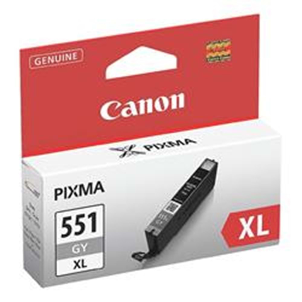 Canon CLI-551XL GY Gray Gri Yüksek Kapasiteli Mürekkep Kartuş IP7250 MX925