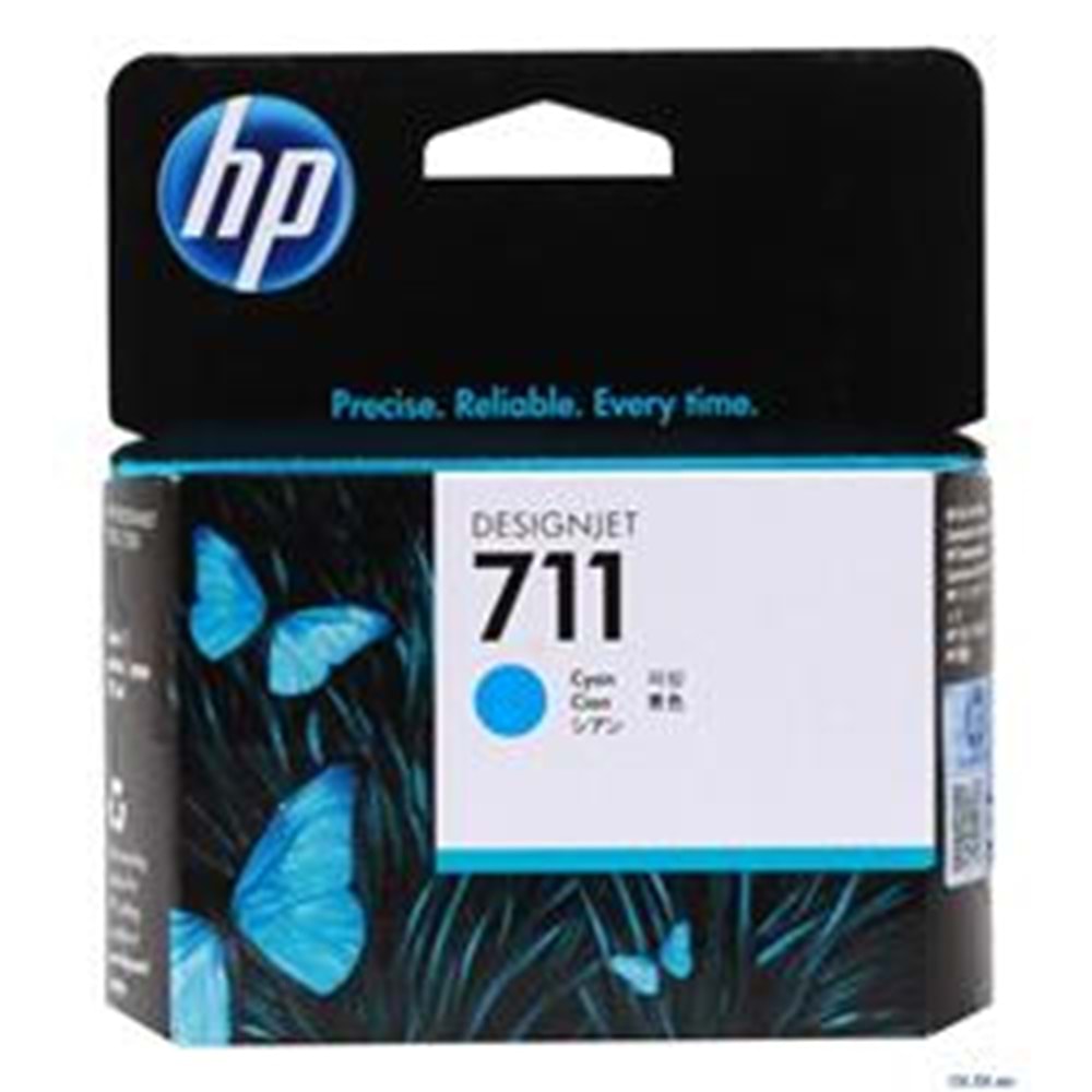 HP 711 Cyan Mavi 29ML Plotter Kartuşu CZ130A