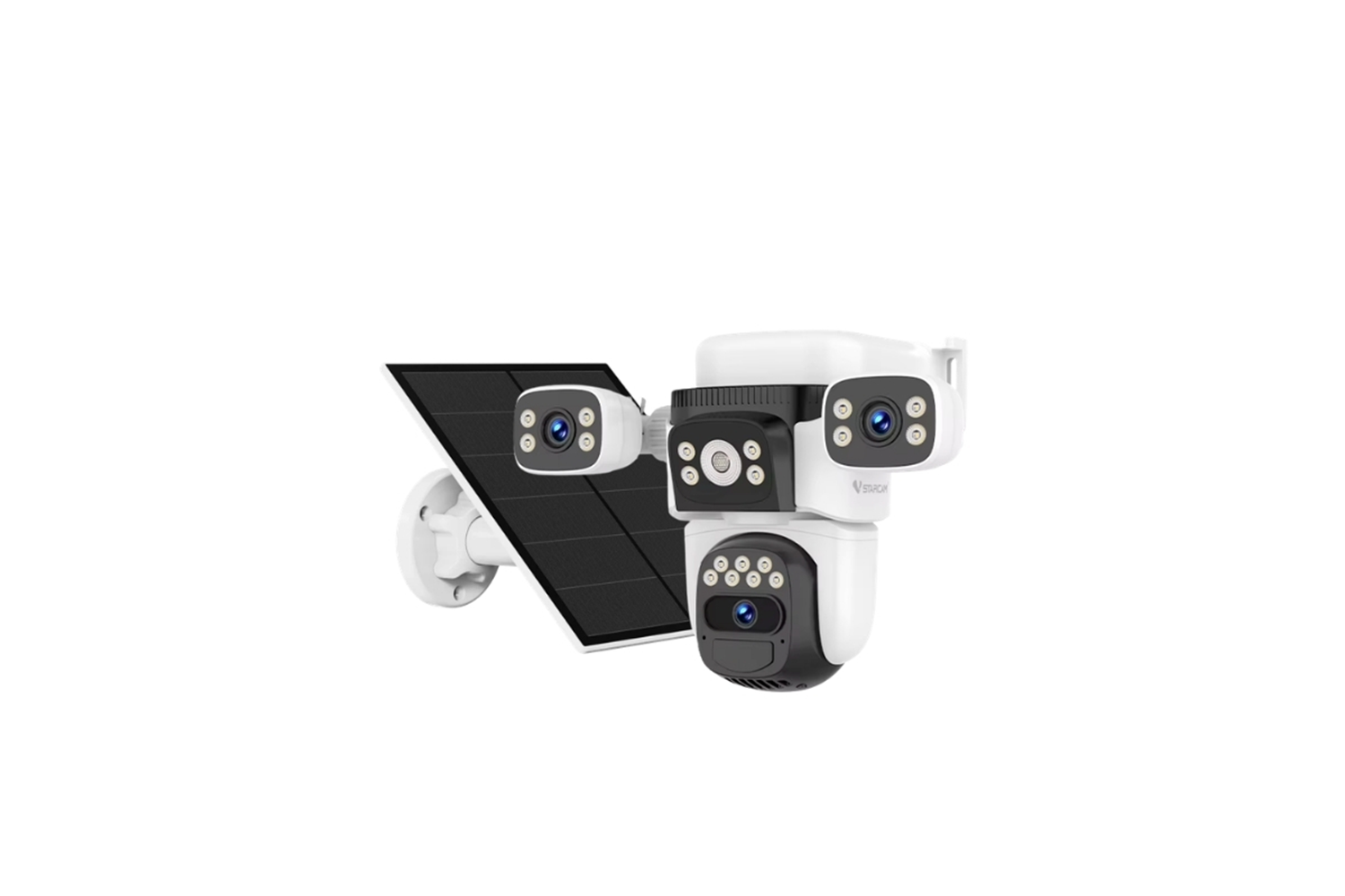 NVC 2MP 3 Kameralı 4G Solar IP Kamera BG621SR-VSTARCAM