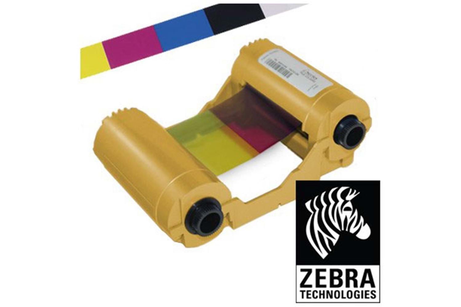 Zebra 800033-340 Renkli Ribbon Zxp3 Ymcko Tek Yüze 280 Baskı