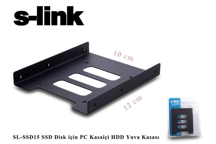 S-link SL-SSD15 Ssd Disk İçin Pc Kasa içi Hdd Yuva Kasası 2,5