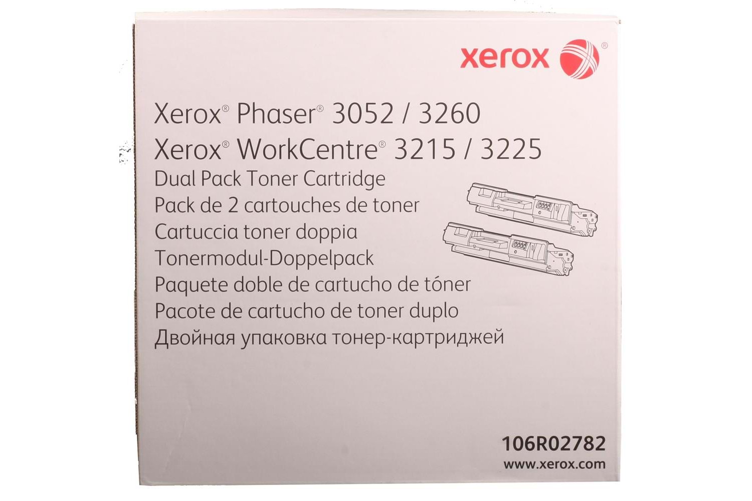 Xerox 106R02782 Phaser 3052-3260- WC 3215-3225 Dual Pack 6.000 Sayfa