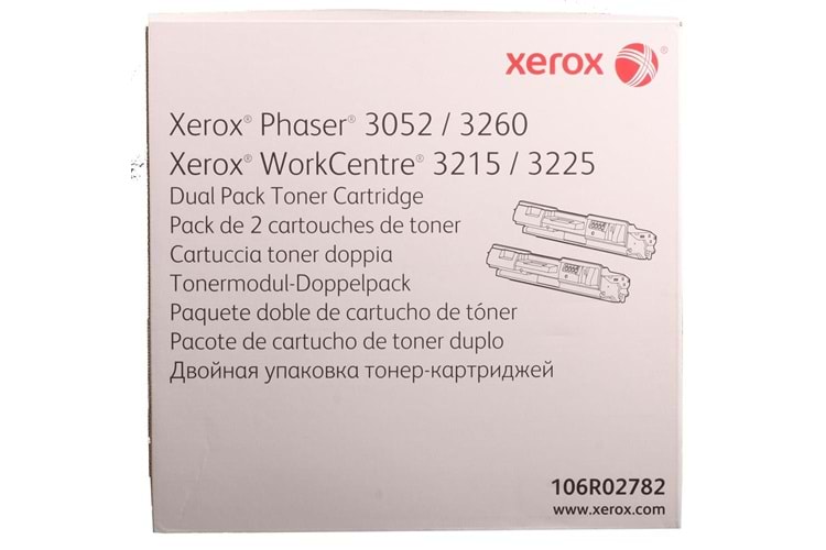 Xerox 106R02782 Phaser 3052-3260- WC 3215-3225 Dual Pack 6.000 Sayfa