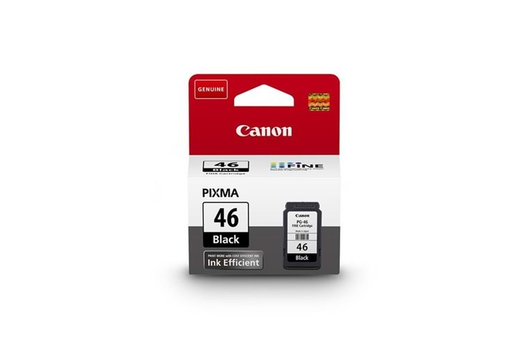 Canon PG-46 Black Siyah Mürekkep Kartuş E404-414-474 E3140