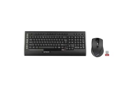 A4 Tech 9300F Siyah Q Tr Kablosuz Multimedya Set