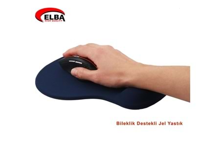 Elba K06152 Bileklikli Jel Mouse Pad Mavi