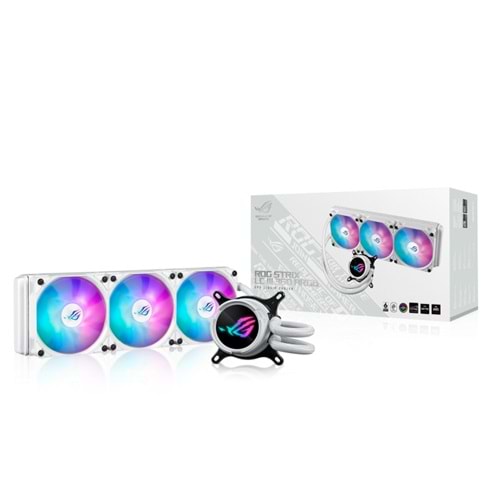 ASUS 360mm ROG STRIX LC III 360 ARGB WHITE AM5-1851p Sıvı Soğutmalı İşlemci Fanı Beyaz / 90RC00T2-M0UAY0