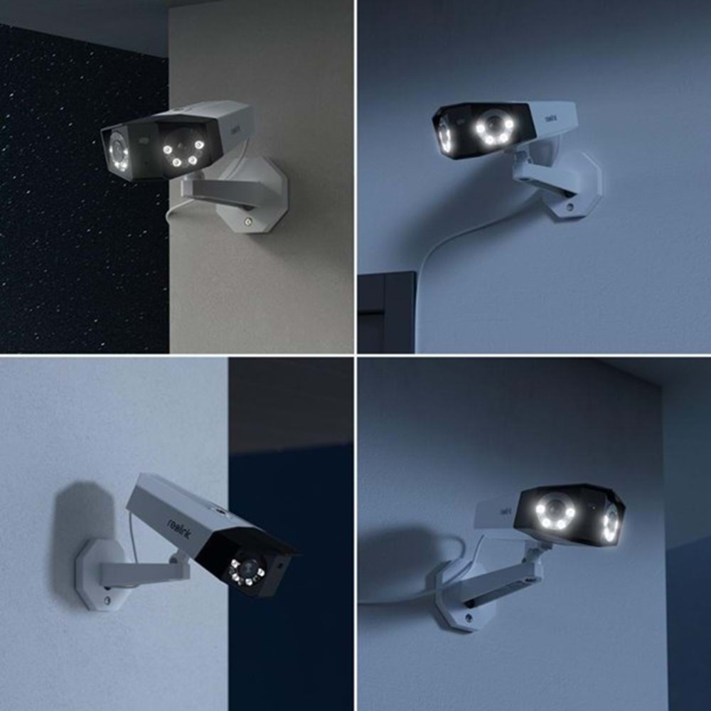 REOLINK 8MP Panoramik 3.2mm 180° Çift Lensli Wıfı Kablosuz IP Kamera Duo 2