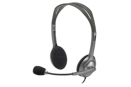 Logitech 981-000593 H111 Stereo Kulaklık Sterio Jacklı
