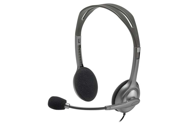 Logitech 981-000593 H111 Stereo Kulaklık Sterio Jacklı