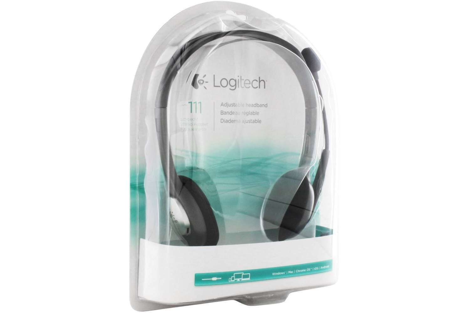 Logitech 981-000593 H111 Stereo Kulaklık Sterio Jacklı