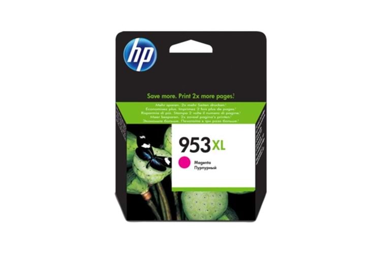 HP 953XL Magenta Kırmızı Yüksek Kapasite Kartuş F6U17AE