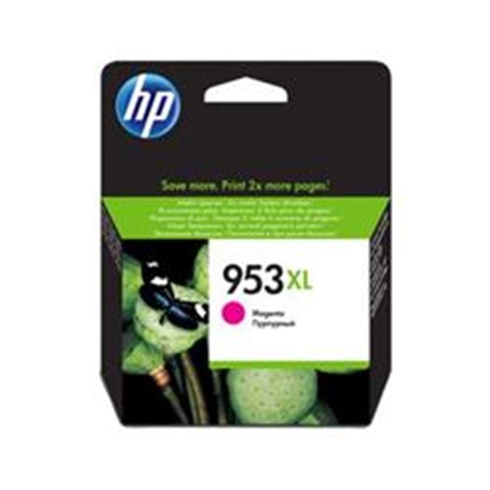 HP 953XL Magenta Kırmızı Yüksek Kapasite Kartuş F6U17AE