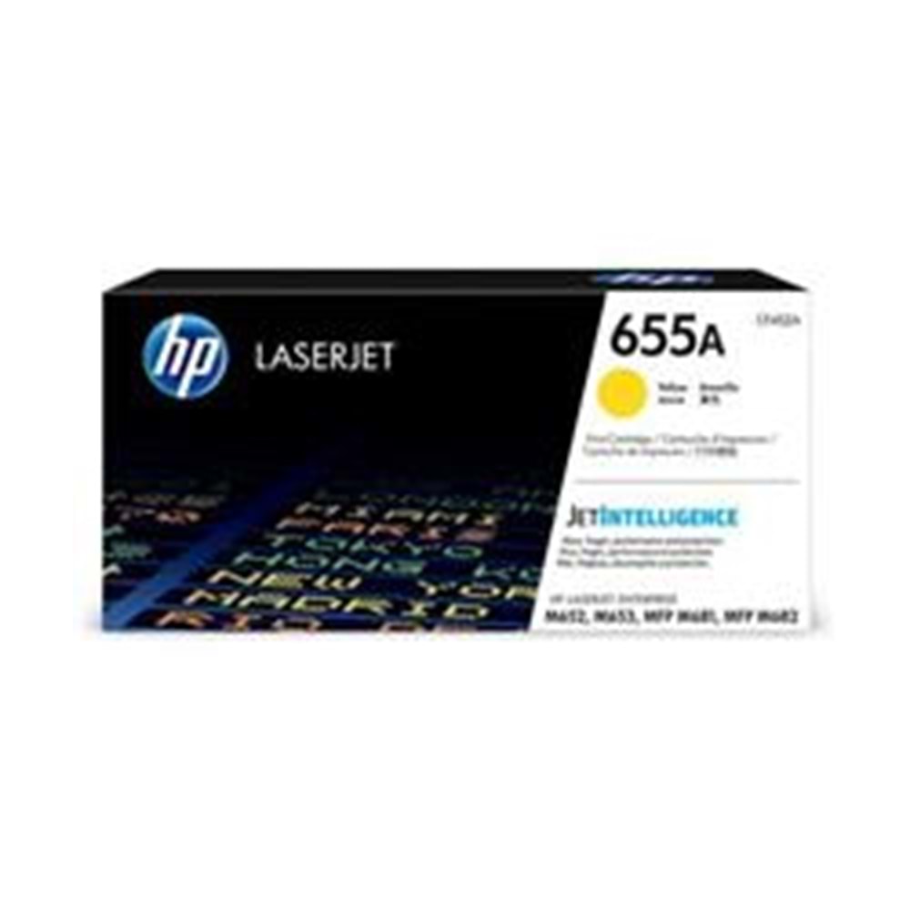 HP 655A Yellow Sarı 10.500 Sayfa Toner CF452A