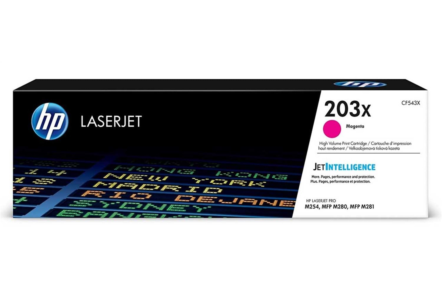 HP 203X Magenta Kırmızı Yüksek Kapasite 2.500 Sayfa Toner CF543X