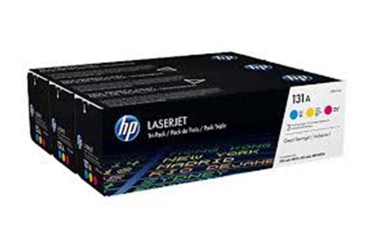 HP 131A Mavi-Kırmızı-Sarı 3lü Takım Toner U0SL1AM CF211A-CF212A-CF213A