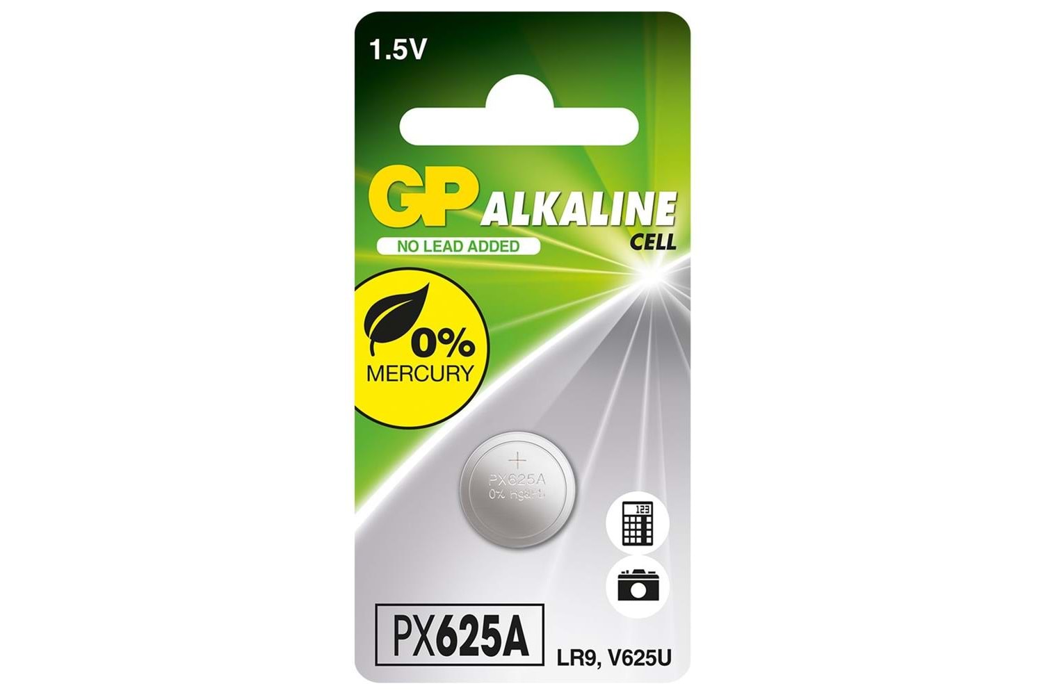 GP Gppx625A-2C1 Alkalin Tekli Blister Lr9 Araç Kumanda Pili
