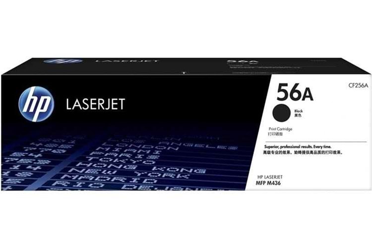 HP 56A Black Siyah 6.600 Sayfa Toner CF256A