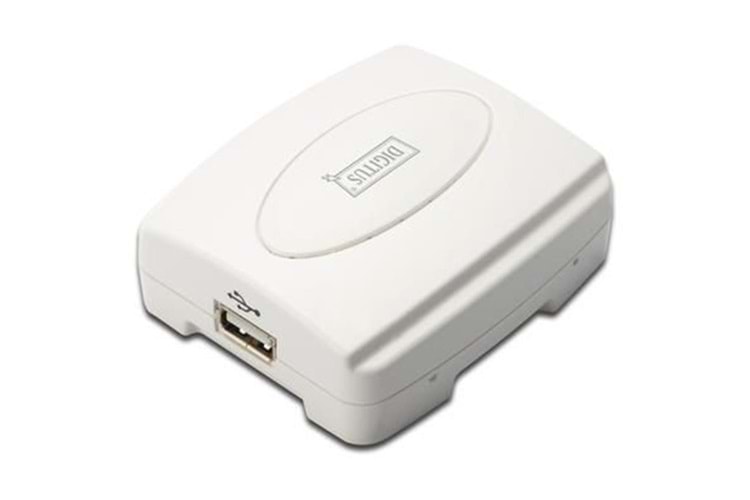 Digitus DN-13003-2 1 port Fast Ethernet Print Server, 1 x Usb
