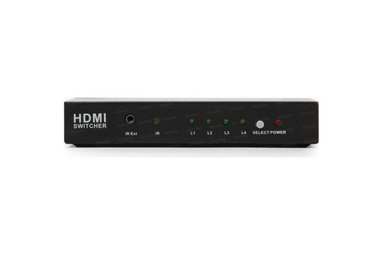 Dark DK HD SW4X1K 4 Giriş - 1 Çıkış Kumandalı HDMI 4K Switch