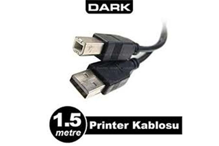 Dark DK CB USB2PRNL150 1.5mt USB 2.0 Yazıcı Kablosu 