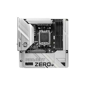 MSI B650M PROJECT ZERO WIFI6E DDR5 HDMI-DP TYPEC PCIE 4.0 AM5 mATX