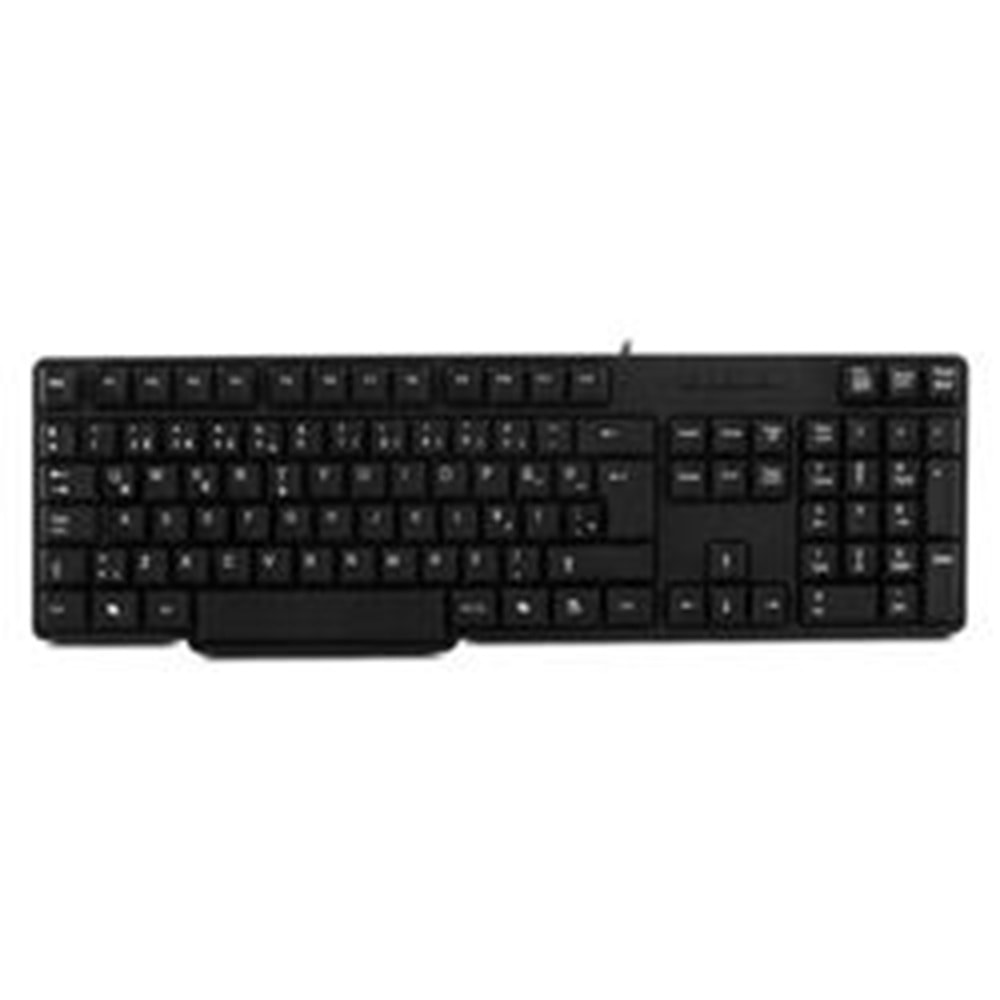 Everest KB-517U Siyah Kablolu Standart Klavye (Caps Lock Tuşu) (Kablo Uzunluğu 1.35 Mt)