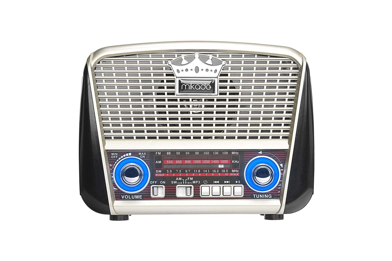 Mikado MDR-8BT Serenad-K Gold Usb-TF Destekli Bluetooth Speaker