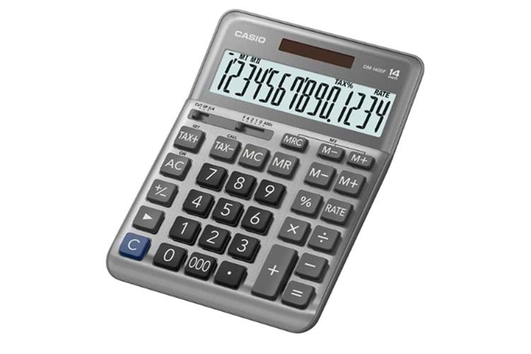 Casio DM-1400F 14 Hane Masa Üstü Hesap Makinesi