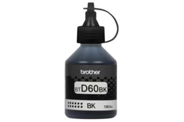 Brother BTD60BK Black Siyah 6.000 Sayfa Şişe Mürekkep DCP-T310-T510 MFC-T810-T910