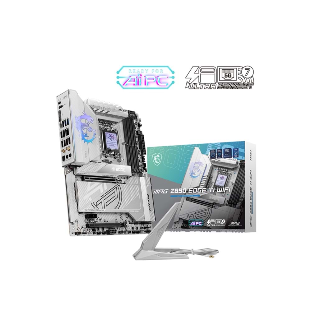MSI MPG Z890 EDGE TI WIFI7 DDR5 HDMI-DO TYPEC PCIE 5.0 1851p ATX