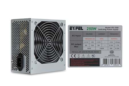 Eyfel EFS-2500 -200w Power Supply Güç Kaynağı