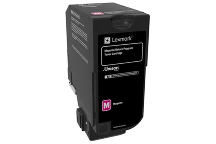 Lexmark 74C50M0 3.000 Sayfa Magenta Kırmızı Toner CS720-725 CX725