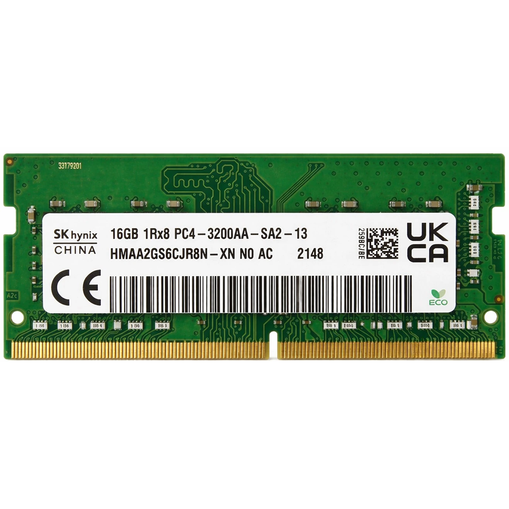HYNIX 16GB DDR4 3200MHZ CL22 NOTEBOOK RAM VALUE HMAA2GS6CJR8N-XN