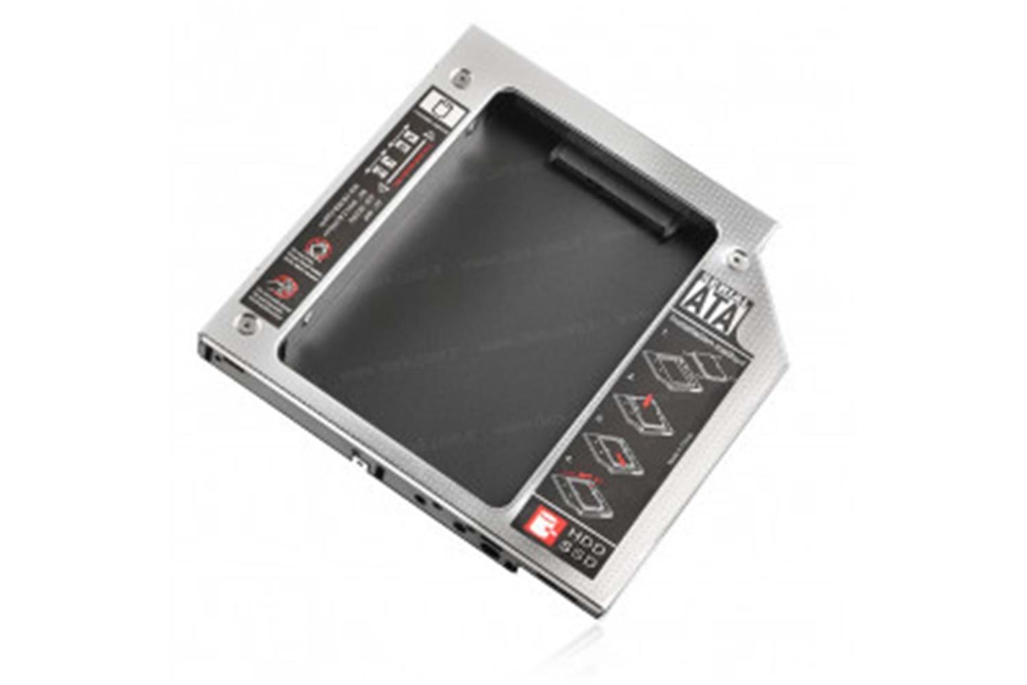 Dark DK-AC-DSOSD12 StoreX X.Tray Notebook Optik Sürücü SATA Disk Yuvası Dönüştürücü (12.7mm)