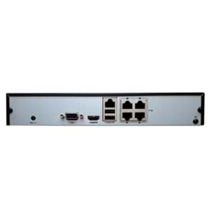 Hikvision DS-7104NI-Q1-4P-M(D)4 Kanal 4 Port PoE NVR Kayıt Cihazı