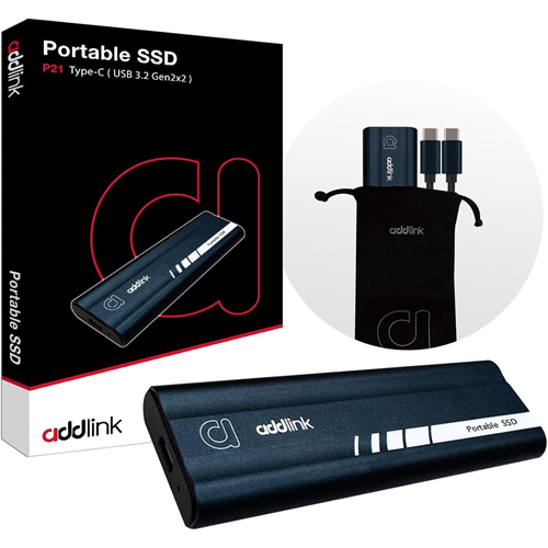 ADDLINK 1TB AD1TBP21B2K 2000-1950MB/s TYPEC SSD Harici Disk